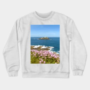 Godrevy Lighthouse, Cornwall Crewneck Sweatshirt